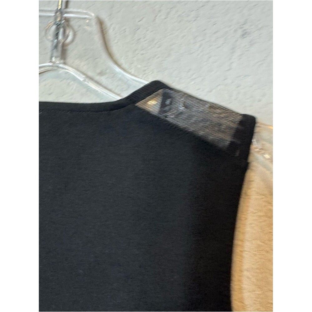 BCBGeneration Black Tank Top with Long Fringe Women’s XS Festival Hippie Boho - Picture 9 of 9